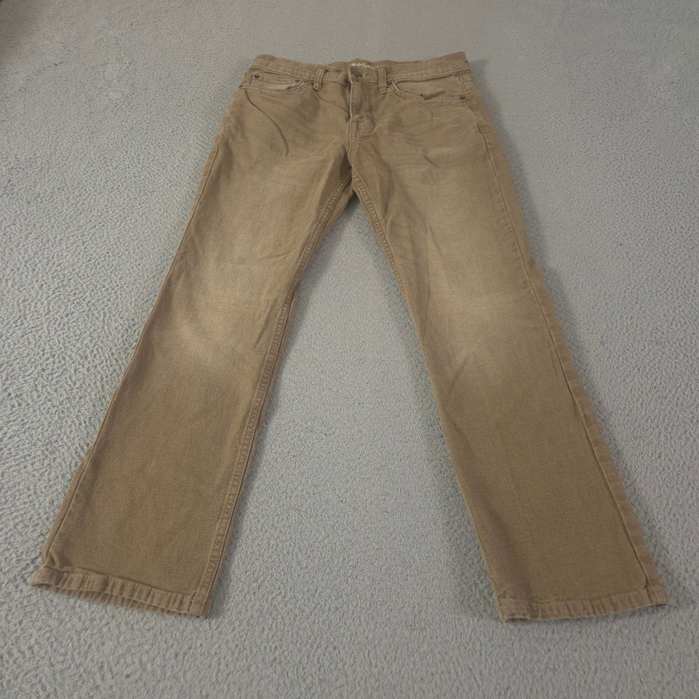 Goodfellow & Co Jeans Mens 30x30 Brown Straight Corduroy Total Flex Stretch Pant